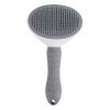 Dog Hair Removal Comb Grooming Brush Stainless Steel Cats Combs Automatic Non-slip Brushs for Dogs Cleaning Supplies