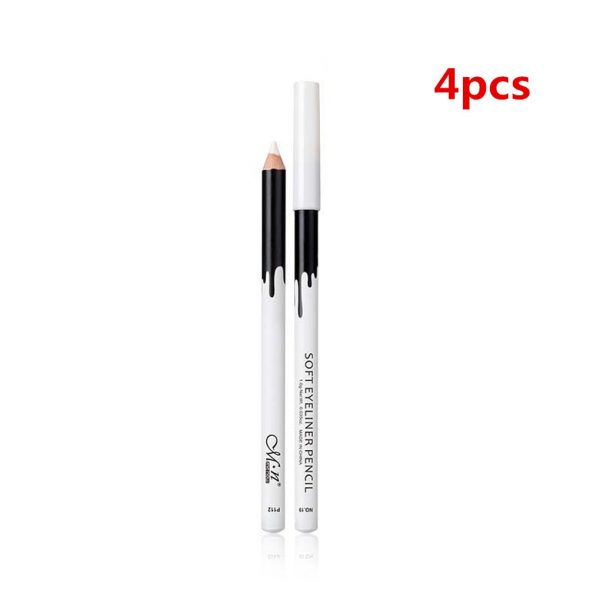 1/2/3/4/5pcs Eyeliner Pencil Makeup Women Long Lasting Waterproof Pigment Eye Liner White Eyeliner Pen Cosmetics New