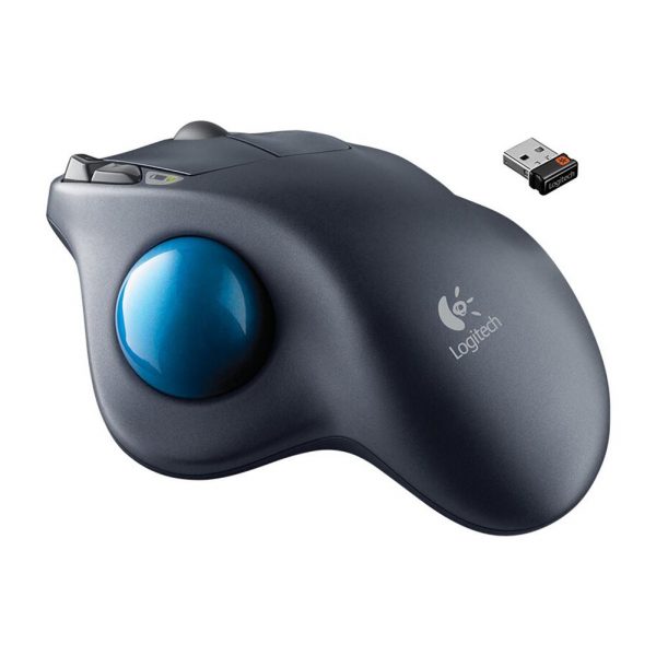 Logitech M570 2.4Ghz Wireless Trackball Mouse Ergonomic Vertical Professional Drawing Laser Mice For Win10/8/7 Desktop Laptop PC