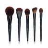 Jessup Makeup brushes brushes Phantom Black 3-21pcs Foundation brush Powder Concealer Eyeshadow Synthetic hair