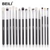 BEILI Black Makeup brushes set Professional Natural goat hair brushes Foundation Powder Contour Eyeshadow make up brushes