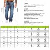 MJARTORIA Men's Jeans Autumn Denim Pants Slim Straight Dark Blue Regular Fit Leisure Long Trousers Famous Brand Jean Men Hombre