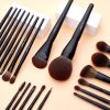 Jessup Makeup brushes brushes Phantom Black 3-21pcs Foundation brush Powder Concealer Eyeshadow Synthetic hair