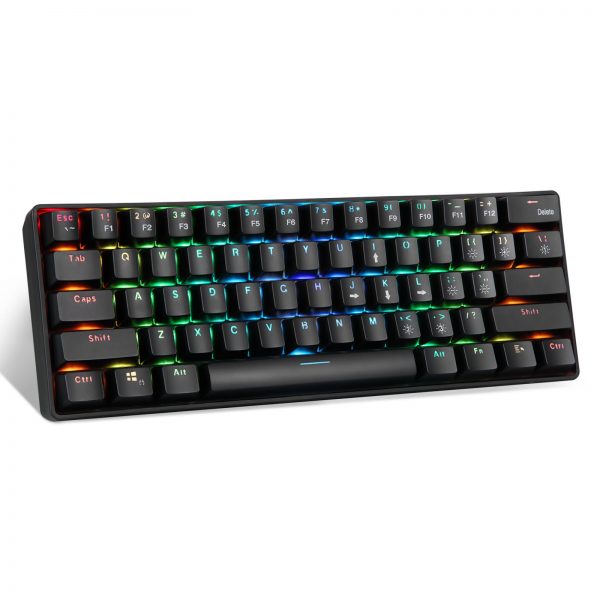 Computer Peripherals Ergonomic Gaming Yk600 Mechanical cordless Keyboard Wireless Plus 2.4G Dual Mode Type C Charging