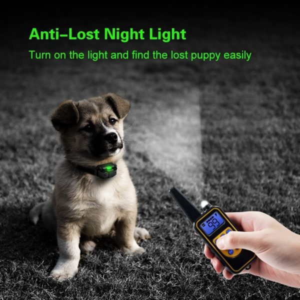 Electric Pet Fencing System Dog Shock Collar With Remote Control Waterproof Electric For Large Dog Pet Training Device