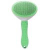 Dog Hair Removal Comb Grooming Brush Stainless Steel Cats Combs Automatic Non-slip Brushs for Dogs Cleaning Supplies