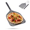 Hard Anodized Aluminum Pizza Peel With Removable Handle Customized Pizza Shovel Pastry Baking Paddle Pan Match With Screwdriver