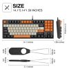 Havit Gaming Mechanical Keyboard Red Switch With PBT ABS Keycaps For PC Tablet Desktop Gamer Wired USB 89 keys