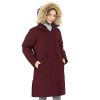 GOPLUS Jacket Women 2020 Plus Size Winter Warm Faux Fur Hooded Long Ladies Down Korean Coat Woman Black Red Jackets GM21902005