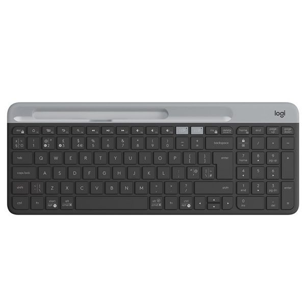 Logitech K580 Wireless Ultra-thin Keyboard Dual Mode 2.4G/Bluetooth Unifying Office Keyboard for Desktop PC Laptop Tablet Keypad