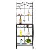 5-Tier Metal Kitchen Rack Metal Kitchen Bakers Decoration for Kitchen storage Shelf For Living room