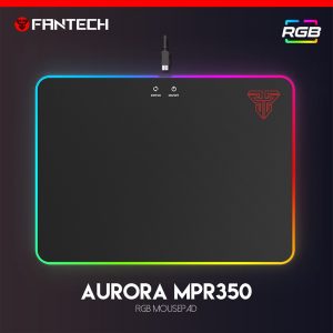 Optimum RGB LED Backlit Touch sensor Fantech Computer Gaming RGB Colorful USB Mouse Pad Speed Type Surface MPR350 355 х 255 mm