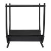 Kitchen Storage Holders Drawer Organizer Small Decorative Indoor/outdoor Firewood Log Rack Bin With Black Rangement Cuisine