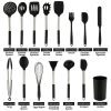 15PCS Silicone Kitchenware Non-stick Cookware Cooking Tool Spatula Ladle Egg Beaters Shovel Spoon Soup Kitchen Utensils Set