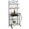 5-Tier Metal Kitchen Rack Metal Kitchen Bakers Decoration for Kitchen storage Shelf For Living room