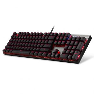 Motospeed Inflictor CK104 Genuine Mechanical Keyboard Game Backlight Keyboard Red Switches Backlit RGB Wired Gaming Keyboard