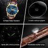 OLEVS Men Watche Top Brand Luxury Fashion Bussness Breathable Leather Luminous Hand Quartz Wristwatch Gifts for Male