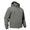 TACVASEN Winter Tactical Softshell Jacket Mens Fleece Jacket Coat Waterproof Windproof Military Coats Hunting Hiking Windbreaker