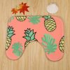 3Pcs/set Bathroom Toilet Floor Mat Set Non-Slip Fish Scale Bath Kitchen Carpet Doormats Decor Fruit pineapple print Carpet 2019