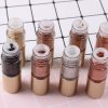 MISS ROSE 8 Colors Makeup Glitter Shining Eyeshadow Metal Liquid Eye Shadow Single Color Nude Make Up Pigment Cosmetics TSLM2