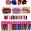 15PCS/LOT Dragon Stars Makeup Matte Lip Gloss Liquid Matte Lipstick Velvet Long Lasting Waterproof Beverly Hill Batom Lipstick