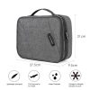 BAGSMART Travel Electronics Accessories Bag Double Layer Organizer Storage Bag for iPad Charger Kindle Data Cable USB Earphone