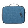 BAGSMART Travel Electronics Accessories Bag Double Layer Organizer Storage Bag for iPad Charger Kindle Data Cable USB Earphone