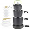 Ishowtienda Picnic Bowl Pot Pan Set For Outdoor Camping Cookware Combination Cookware Tableware Picnic Bowl Pot Pan Set