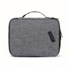 BAGSMART Travel Electronics Accessories Bag Double Layer Organizer Storage Bag for iPad Charger Kindle Data Cable USB Earphone