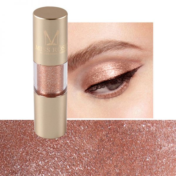 MISS ROSE 8 Colors Makeup Glitter Shining Eyeshadow Metal Liquid Eye Shadow Single Color Nude Make Up Pigment Cosmetics TSLM2