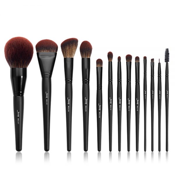 Jessup Makeup brushes brushes Phantom Black 3-21pcs Foundation brush Powder Concealer Eyeshadow Synthetic hair