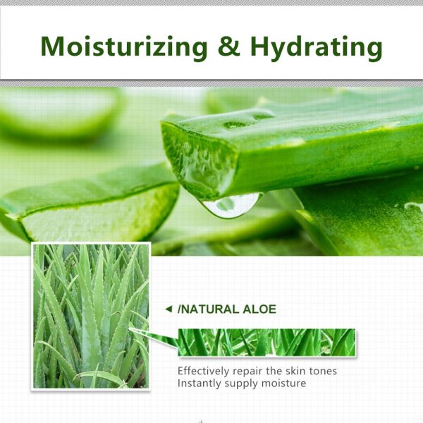 BIOAQUA Natural Aloe Vera Gel Aloe Essence Anti Wrinkle Face Moisturizer Acne Treatment Moisturizing Gel Skin Care