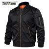 TACVASEN Winter Military Jacket Outwear Men Cotton Padded Pilot Army Bomber Jacket Coat Casual Baseball Jackets Varsity Jackets