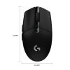 Logitech G304 Wireless Mouse 6 Programmable Buttons USB Wireless Mouse HERO Sensor 12000DPI Adjustable Gaming Optical Mice