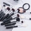 BEILI Black Makeup brushes set Professional Natural goat hair brushes Foundation Powder Contour Eyeshadow make up brushes