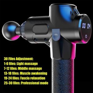 1PC HOT SALE Electric Muscle Relaxation Massager Hand-held Massage Gun Fitness Equipment LCD Digital Display Health Dropship