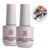 Makartt Nail Art Foil Glue Gel for Foil Stickers Nail Transfer Tips Manicure Art DIY 15ML UV LED Lamp Required Soak Off