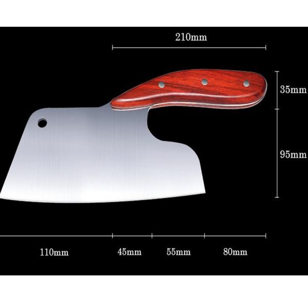 Promithi Cleaver Knife Meat Vegetable Handmade Japanese High Stainless Steel Kitchen Knives Chef Filleting Slicing Butcher Knife