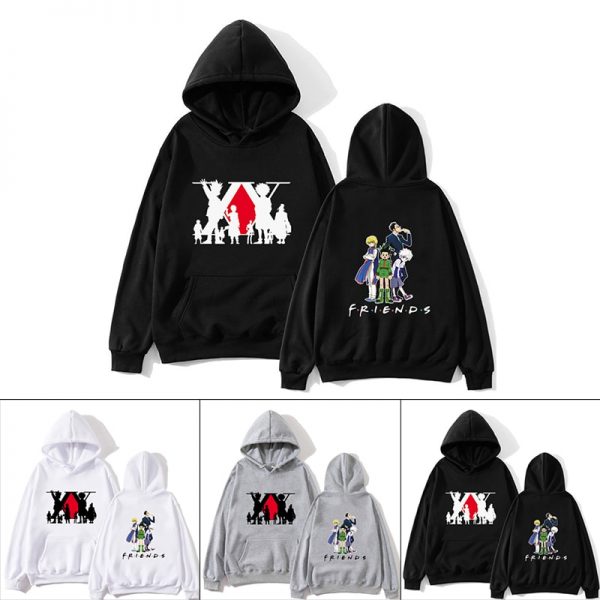 Hunter x Hunter Hoodies Men Sweatshirt Tracksuit Streetwear Anime Harajuku Casual clothes Friends Hooded Tops