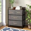 4 Dressers Drawer Tower,Perfect for Any Style of Bedroom or Living Room.Frame Dimension 31"L x 21"D x 11.4"H