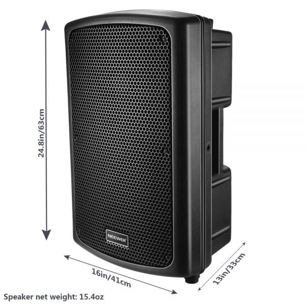 Neewer Sound Speaker Cabinet Portable Sound Audio Stereo Amp Sub for Conference Room, Auditorium, Concert Hall or Touring Show