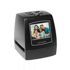 Protable Negative Film Scanner 35/135mm Slide Film Converter Photo Digital Image Viewer with 2.4" LCD Build-in Editing Software