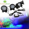 1 Set 2/4 Light Waterproof IP68 RGB 36 LED Underwater Spot Light for Swimming Pool Fountains Pond Water Garden Aquarium