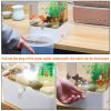 USB Self-cleaning Fish Tank Small Acrylic Goldfish Tank Desktop Transparent Bucket Fish Tank Ecological Bare Cylinder Decor Gift