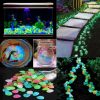 Aquarium Mix Color Garden Decor Luminous Stones Glow In Dark Decorative Pebbles Outdoor Fish Tank Decoration Pebble Rocks