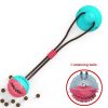 Dog Toy Silicon Suction Cup Tug Interactive Dog Ball Toys For Pet Chew Bite Tooth Cleaning Toothbrush Dogs Food Toys