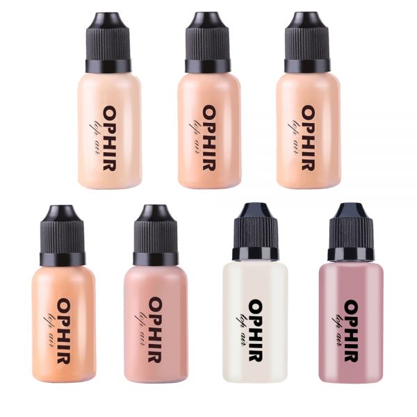 OPHIR Airbrush Foundation PRO Face Make-up Spray Air Makeup Concealer Foundation for Airbrush Kit 1oz/Bottle TA104