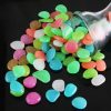 Aquarium Mix Color Garden Decor Luminous Stones Glow In Dark Decorative Pebbles Outdoor Fish Tank Decoration Pebble Rocks