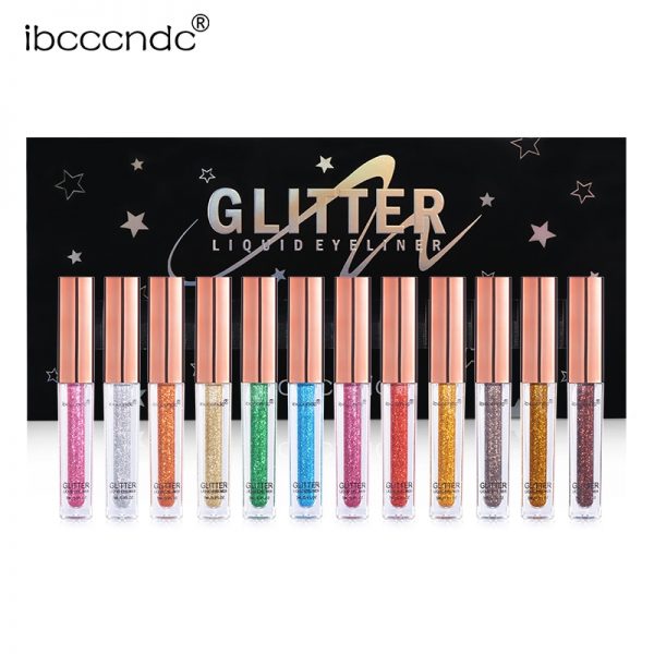 ibcccndc Metallic Diamond Pearly Watery Eyeshadow Sparkling Party Radiant Fashion Liquid Eye Shadow Eyeliner